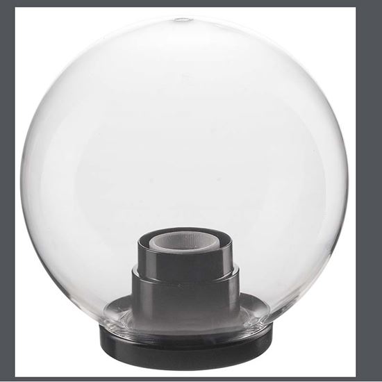 Immagine di SFERA PER ESTERNO, E27, 60 W, Ø20 CM, CON ADATTATORE, COLORE TRASPARENTE