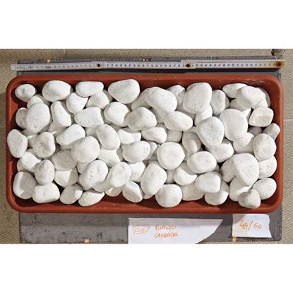 Immagine di CIOTTOLO, BIANCO CARRARA, 25/40 MM 20 KG