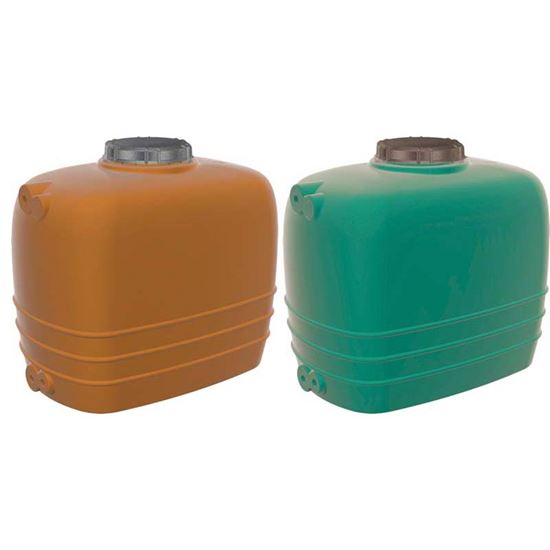 Immagine di LINEA AQUARIUS CISTERNA ORIZZONTALE, COLOR TERRACOTTA, DA 1000 LT