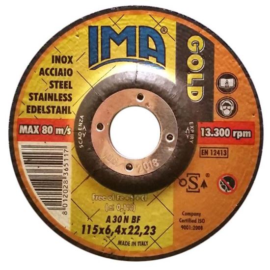 Immagine di DISCO DA SBAVO PER ACCIAIO INOX , Ø230X7 MM