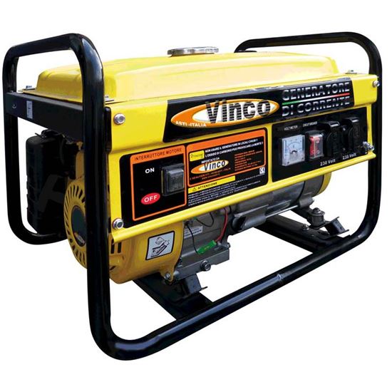 Immagine di GENERATORE 2200 W, AVVIAMENTO A STRAPPO, MONOFASE, MOTORE QUATTRO TEMPI
