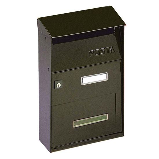 Immagine di CASSETTA POSTALE ALUBOX, 22X11X32,5 CM, COLORE GHISA
