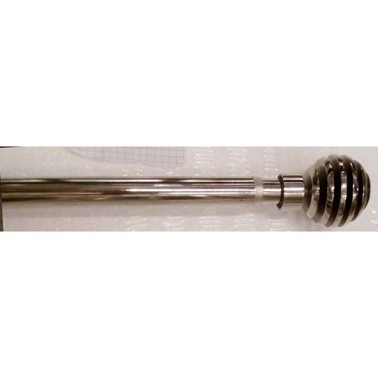 Immagine di BASTONE TENDA, TECNO ESTENDIBILE, Ø 16/19 MM, 120/210 CM, COLORE ACCIAIO LUCIDO