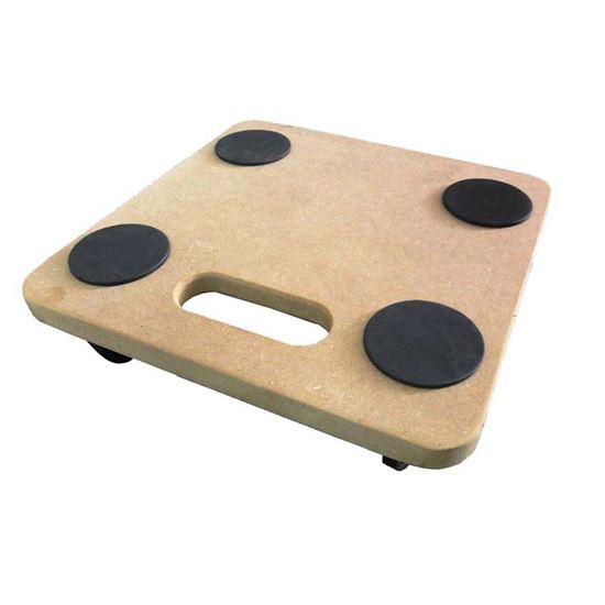 Immagine di CARRELLO PORTAMOBILI, QUADRATO 29X29 CM, PORTATA 200 KG