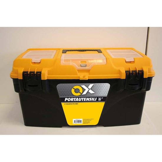 Immagine di VALIGETTA PORTAUTENSILI 16", IN POLIPROPILENE,VASSOIO ORGANIZER, 41X21XH19,5 CM