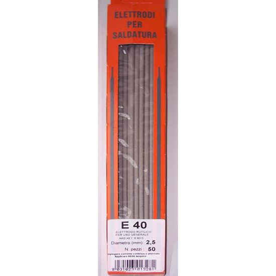 Immagine di ELETTRODI SIDERARCO, RUTILICI, 80 PEZZI, Ø 2X300 MM