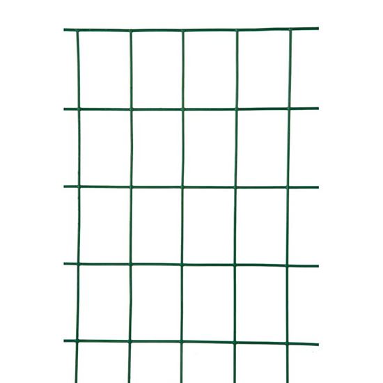 Immagine di RETE ZINCATA PLASTICATA, PER USO RESIDENZIALE, MAGLIA 76,2X50,8 MM, ROTOLO 25 MT, H 152 CM