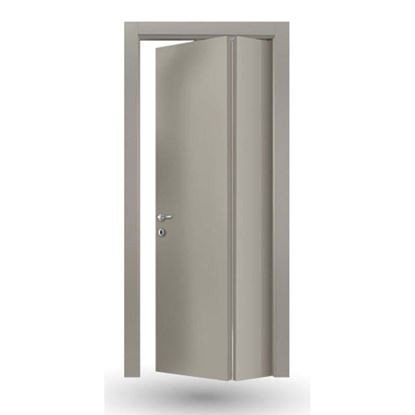 Immagine di PORTA MARA SCRACHT GRIGIO LIBRO, ASIMMETRICA, DX, 88X214 CM, TELAIO PIATTO ACC. CRS