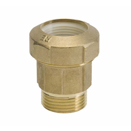 Immagine di RACCORDO OTTONE, PER POLIETILENE, M, Ø40X1"1/4