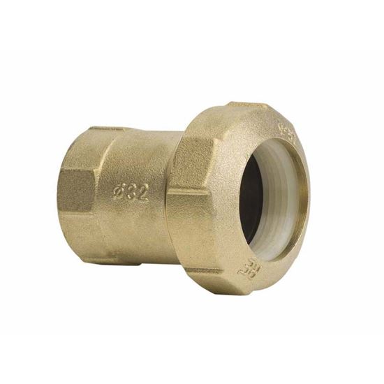 Immagine di RACCORDO OTTONE, PER POLIETILENE, F, Ø20X1/2"