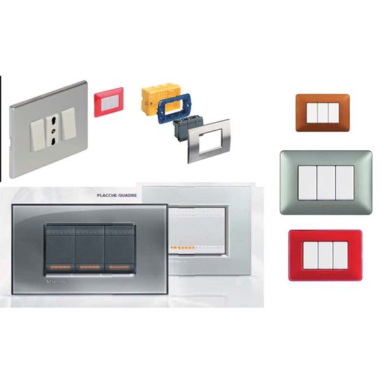 Immagine di PLACCA 4 POSTI, MATIX, AVORIO