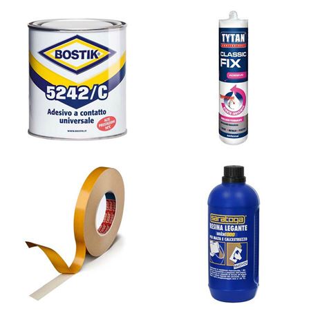 Immagine per la categoria COLLE, RESINE E NASTRI ADESIVI