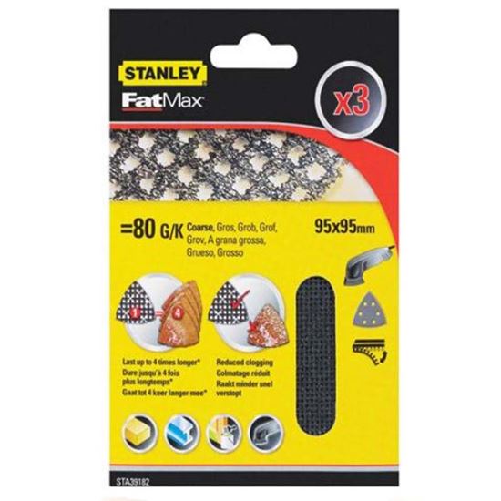 Immagine di 3 FOGLI ABRASIVI, GRANA 120