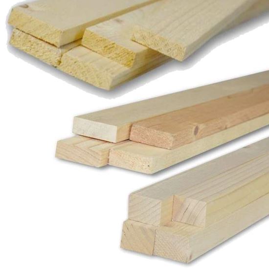 Immagine di LISTELLI GREZZI,  ABETE, 25X100X3000 MM