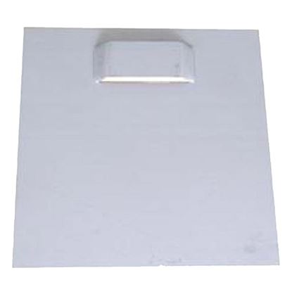Immagine di KIT, ACCIAIO DUE PEZZI, ZINCATO 9X9 CM, DOPPIA ASOLA E BIADESIVO APPLICATO, CON DUE AGGANCI, CON 4 VITI E 4 TASSELLI