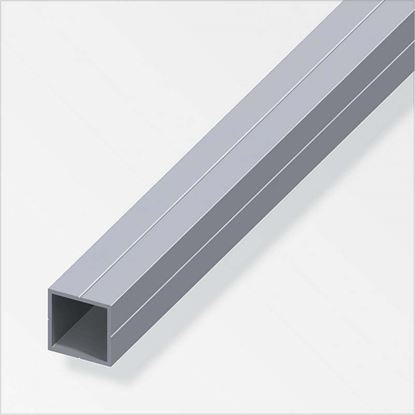 Immagine di TUBO QUADRATO,  ALLUMINIO NATURALE, 1,00 MT, 29,5X2,4 MM