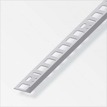 Immagine di PROFILO PER PIASTRELLE DI CHIUSURA, ACCIAIO INOX, 12,5X21 MM, 1,0 MT