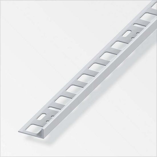 Immagine di PROFILO DI RIFINITURA, PVC GRIGIO MANHATTAN, 2,5 MT, 8X21 MM