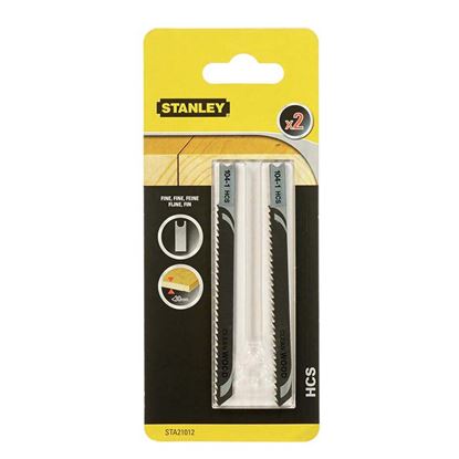 Immagine di 2 LAME FAT MAX, PER TAGLIO FINE SU LEGNO, HCS, ATTACCO A T, STANLEY FATMAX, 100X2.7 MM