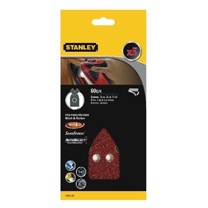 Immagine di 5 FOGLI MULTILEVIGATRICE, VELCRO A PUNTA, GRANA 60