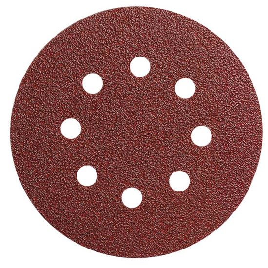 Immagine di 5 FOGLI VELCRO, PER ROTORBITALE, 125 MM, GRANA 60