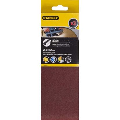 Immagine di 3 NASTRI ABRASIVI, 75X457 MM, GRANA 40