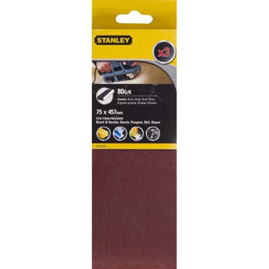 Immagine di 3 NASTRI ABRASIVI, 75X457 MM, GRANA 40