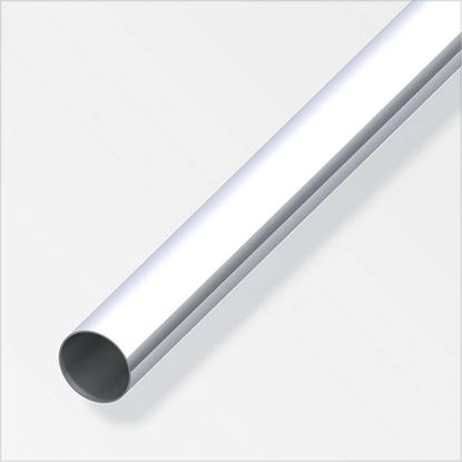 Immagine di TUBO ACCIAIO CROMATO, 2 MT, 25X0,6 MM