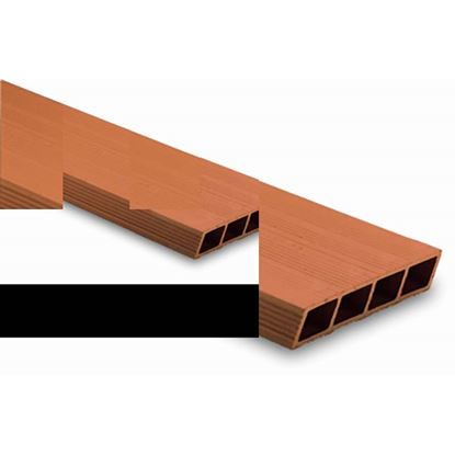 Immagine di TAVELLONE 100 X 25 X 06 - TAGLIO OBLIQUO A INCASTRO