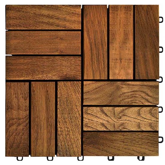 Immagine di QUADROTTO ACACIA SC.CM.30X30  CON SUPPORTO PVC