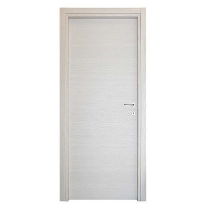 Immagine di PORTA AGATA REVERSIBILE COLOR ACERO NEVE, BATTENTE, 70X210 CM