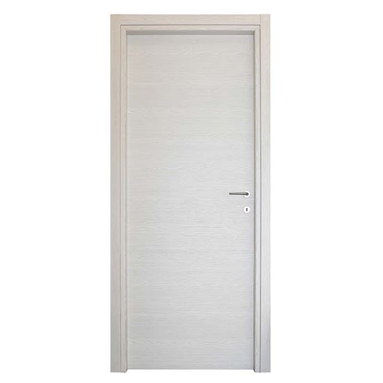 Immagine di PORTA AGATA REVERSIBILE COLOR ACERO NEVE, BATTENTE, 70X210 CM