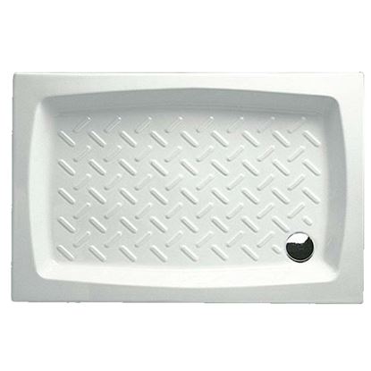 Immagine di PIATTO DOCCIA IN CERAMICA, SPESSORE 10 CM, COLORE BIANCO, 70X100 CM