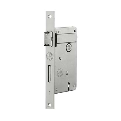 Immagine di SERRATURA PATENT, INTERASSE 90, FRONTALE 22, BORDO QUADRO, BRONZATO, ENTRATA 40