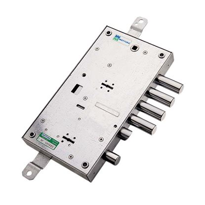 Immagine di SERRATURA DOPPIA, INTERASSE 28, 3+3 CHIAVI, 60 MM, INTERNA 15, ESTERNA 28, DESTRA