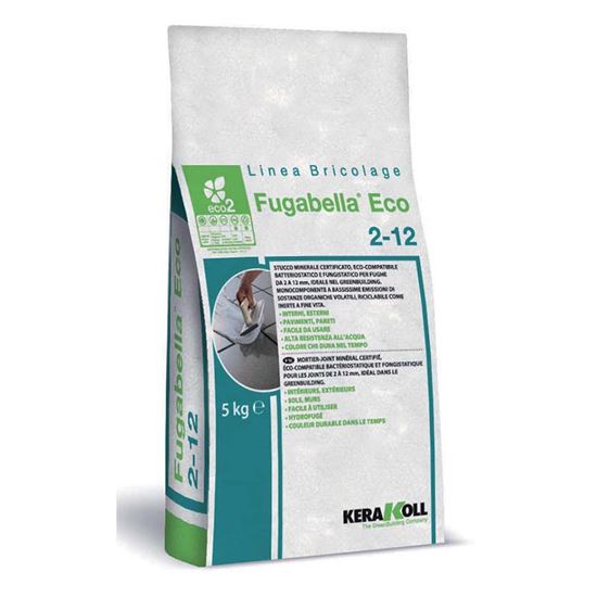 Immagine di STUCCO PER FUGHE FUGABELLA ECO, 2-12 MM, 5 KG, COLORE GRIGIO PERLA 06