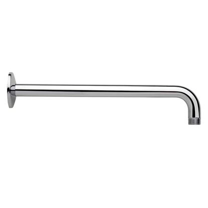 Immagine di BRACCIO DOCCIA ROTONDO, CON ATTACCHI G.1/2", COMPLETO DI ROSONE, FACILE DA INSTALLARE