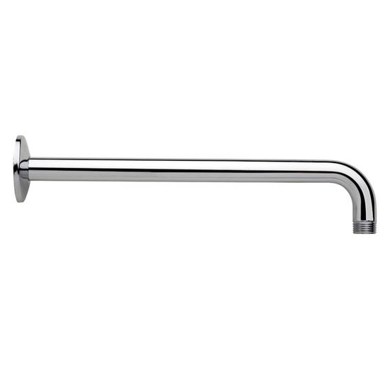 Immagine di BRACCIO DOCCIA ROTONDO, CON ATTACCHI G.1/2", COMPLETO DI ROSONE, FACILE DA INSTALLARE