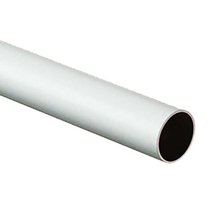 Immagine di TUBO PLASTIFICATO, COLORE BIANCO, LUNGHEZZA 1,5 MT, Ø18 MM