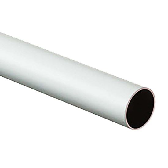 Immagine di TUBO PLASTIFICATO, COLORE BIANCO, LUNGHEZZA 1,5 MT, Ø18 MM