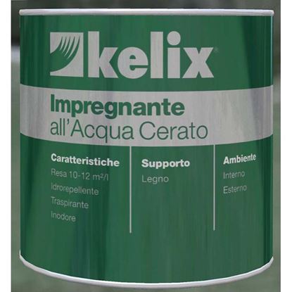 Immagine di IMPREGNANTE ACQUA, CERATO KELIX, 0,75 LT,  COLORE NOCE CHIARO