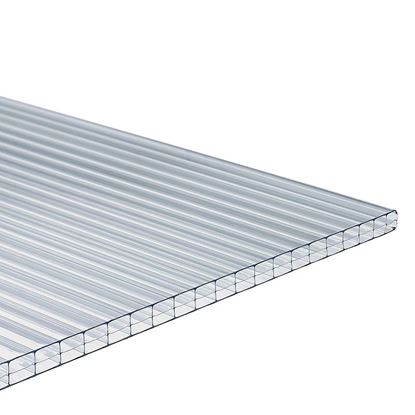 Immagine di LASTRA POLICARBONATO ALVEOLARE TRASPARENTE, 2 X 0,98 MT, 16 MM