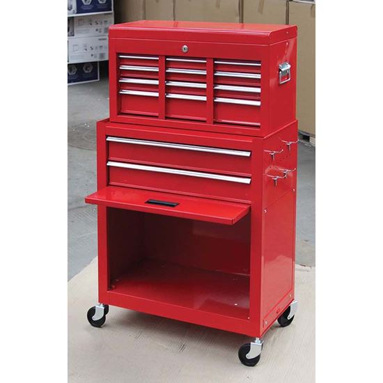 Immagine di CARRELLO DA OFFICINA, CON CASSETTIERA ESTRAIBILE