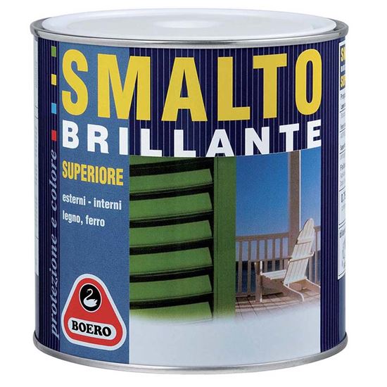 Immagine di SMALTO BRILLANTE, OTTIMA RESISTENZA, PRONTO ALL'USO, RESISTE AGENTI ATMOSFERICI ED INQUINANTI, GIALLO GIRASOLE, 750 ML